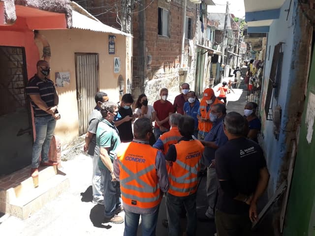 Vistoria realizada pela Limpurb e Condec. Fonte: Escalar, 2021