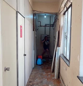 Interior da Ocupação José Bonifácio.