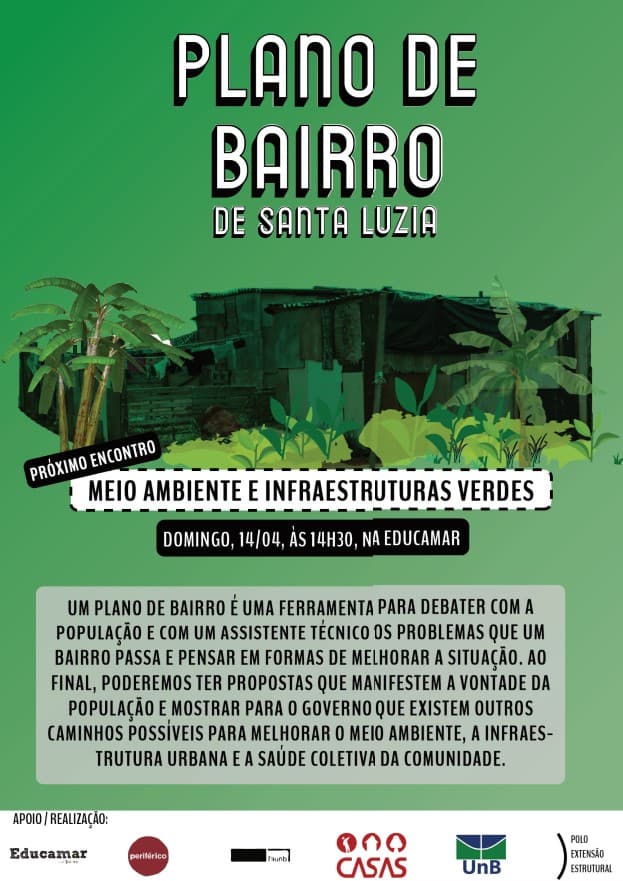 Apresentação de Alunas integrantes do Periférico na Oficina Soluções Ambientais. Fonte: Periférico, 2019