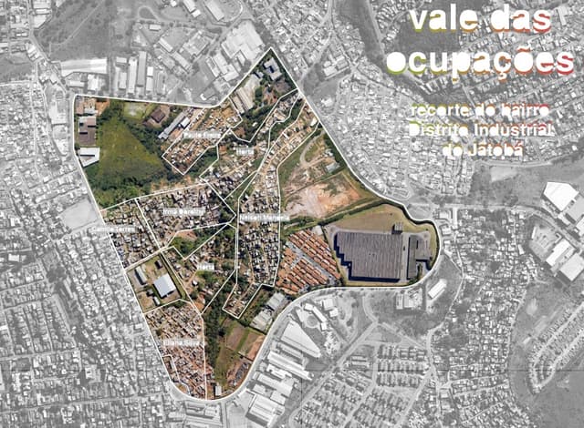 Mapa Vale das Ocupações