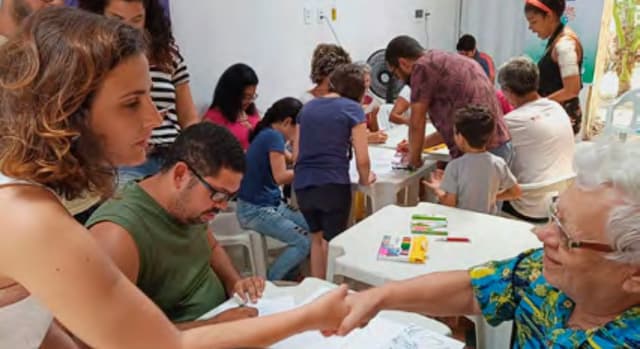 Oficina Comunitária de Mapeamento Afetivo. Fonte: CAUS, 2019