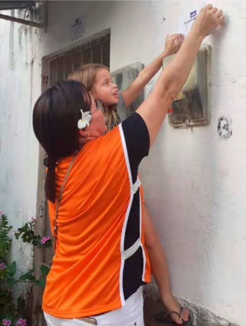 Selagem e capacitação dos voluntários