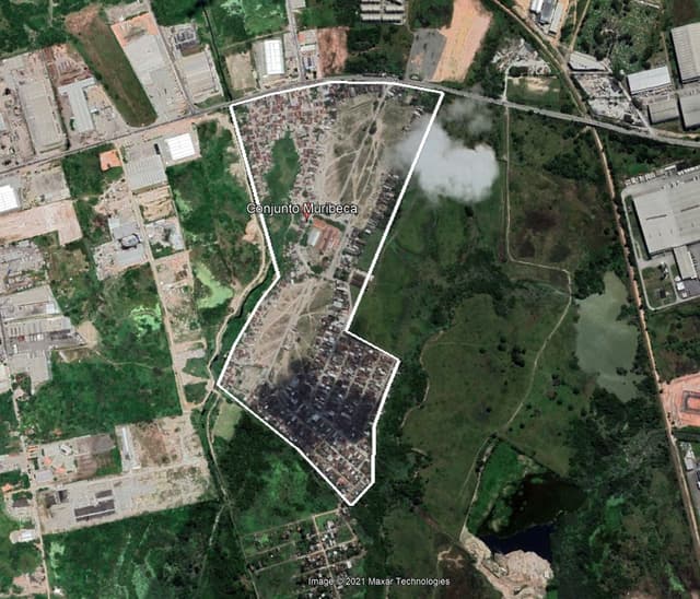 Conjunto Muribeca (2021). Fonte: Google Earth, 2021