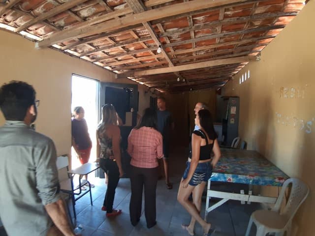 Reunião preparatória com as lideranças comunitárias, 2019. Fonte: EMAU Maré, 2019.