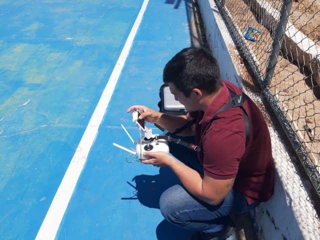 Levantamento Aerofotogramétrico, 2019. Fonte: Francisco Júnior, 2019.