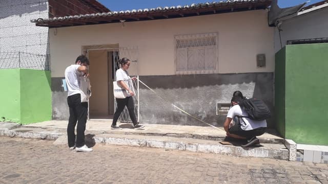 Levantamento Cadastral dos imóveis, 2019. Fonte: EMAU Maré, 2019.