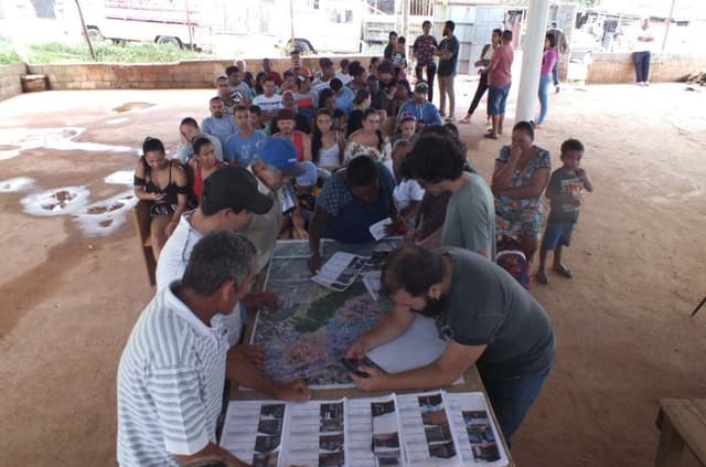 Apresentação de levantamentos. Fonte: Relatório Socioeconômico (PEABIRU, 2020)