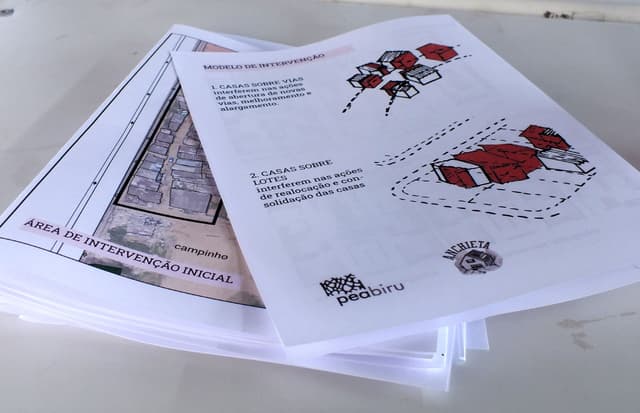 Folheto informativo sobre autourbanização - distribuído em assembleia. Fonte: Oliveira, 2021