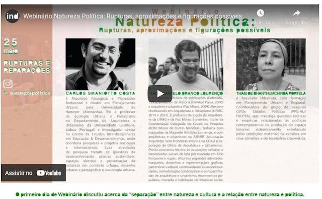 Participações Webinário Natureza Política