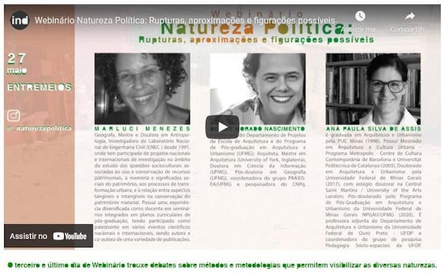 Participações Webinário Natureza Política